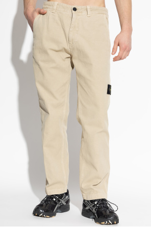 Stone Island Spodnie ze zwężanymi nogawkami
