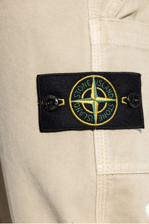 Stone Island Spodnie ze zwężanymi nogawkami
