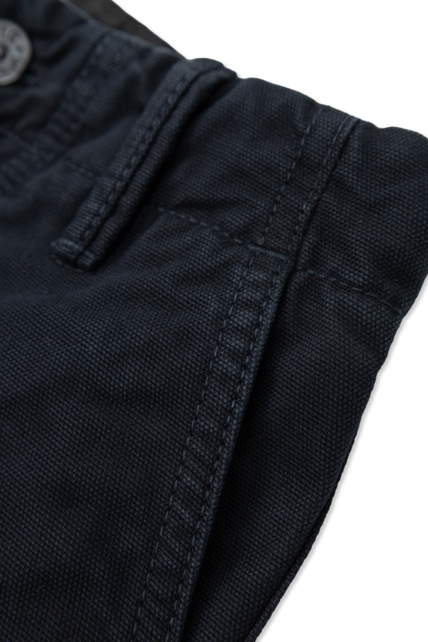 Stone Island Junior Jeansy z naszywką logo