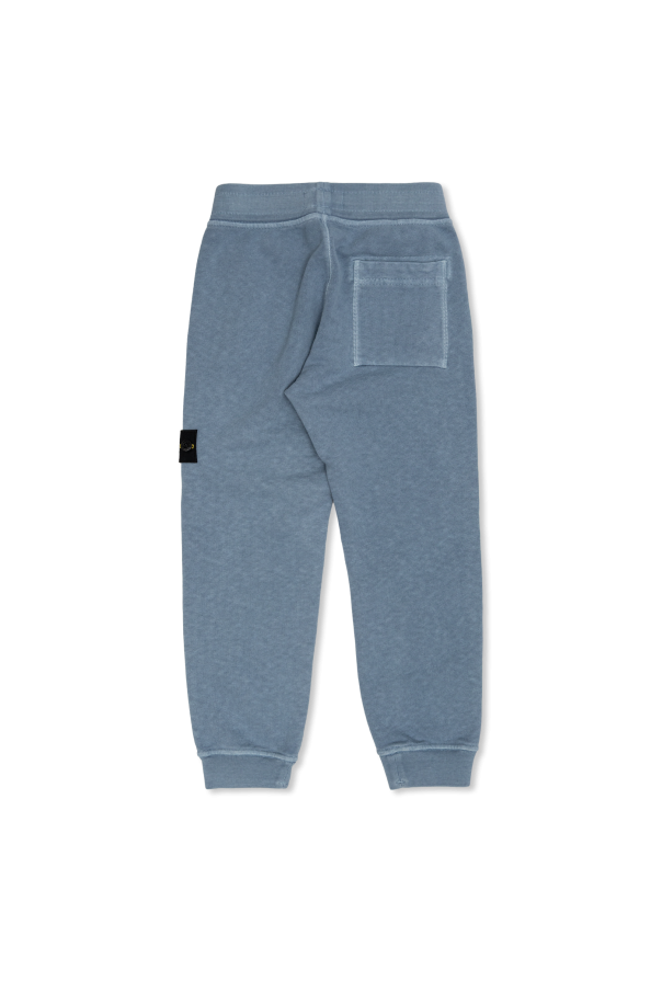 Stone Island Junior Spodnie dresowe z logo