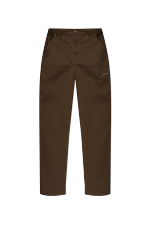Pantalones con parche de logo