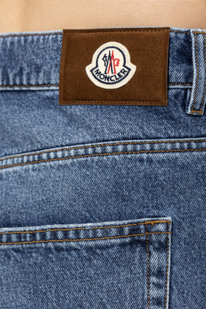 Moncler Jeans mit Logo-Patch