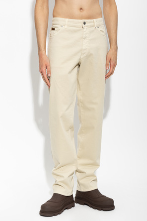 Moncler Jeans com patch de logótipo