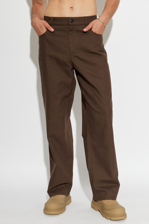 Moncler Pants with logo patch