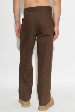 Moncler Pants with logo patch