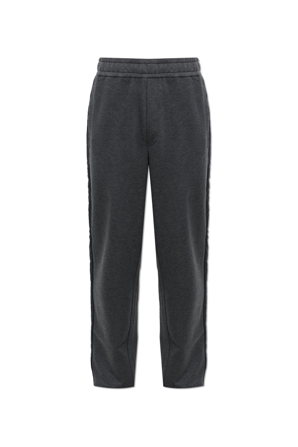 Sweatpants with logo patch od Moncler