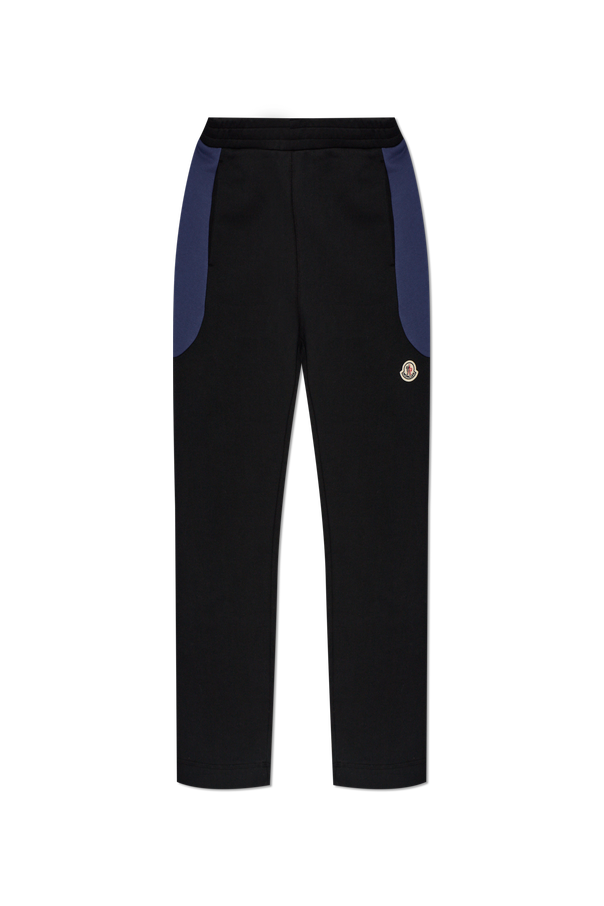 Sweatpants with logo patch od Moncler