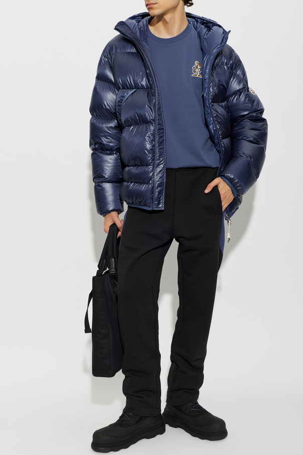 Moncler Pantaloni de trening cu aplicație logo