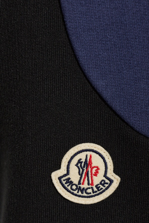 Moncler Pantaloni de trening cu aplicație logo