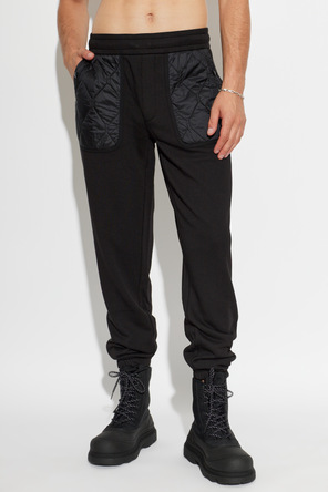 Moncler Pants with logo patch