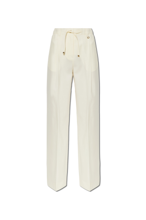 Pantalones de lana con raya marcada