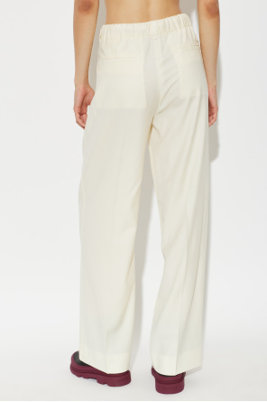 Moncler Wool pleated trousers