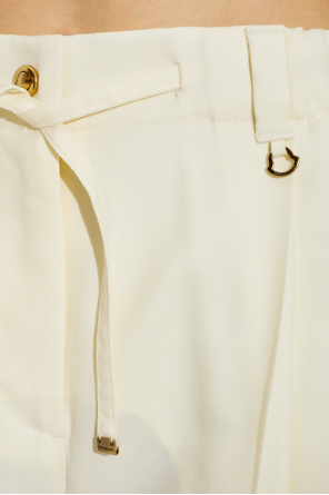 Moncler Wool pleated trousers