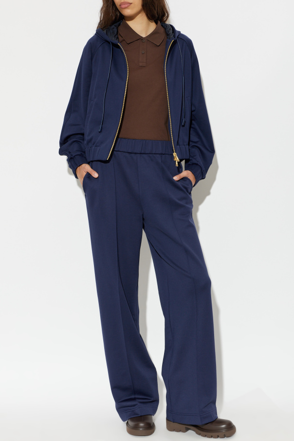 Moncler Trousers with stitched seams on the legs