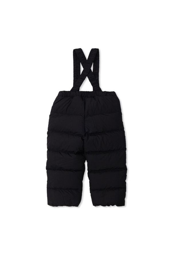 Moncler Enfant Quilted trousers with suspenders