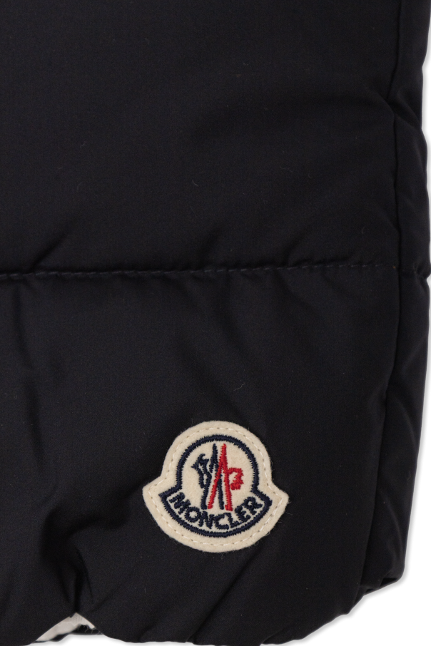 Moncler Enfant Quilted trousers with suspenders