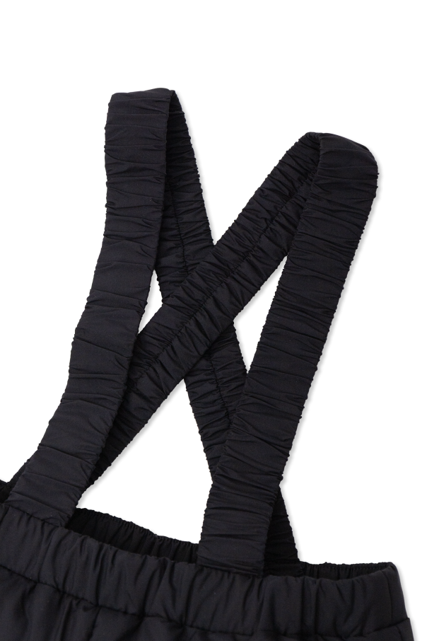 Moncler Enfant Quilted trousers with suspenders