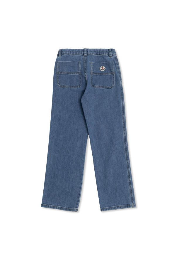 Moncler Enfant Jeans with logo