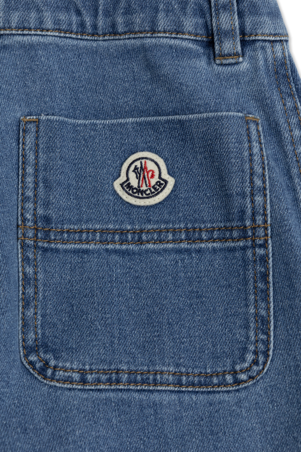 Moncler Enfant Jeans with logo