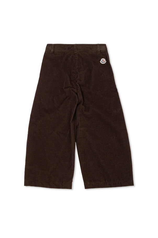 Moncler Enfant Corduroy wide-leg pants