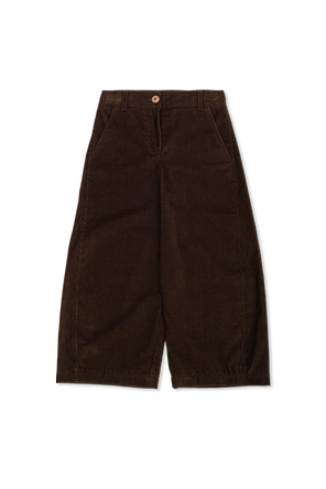 Corduroy wide-leg trousers