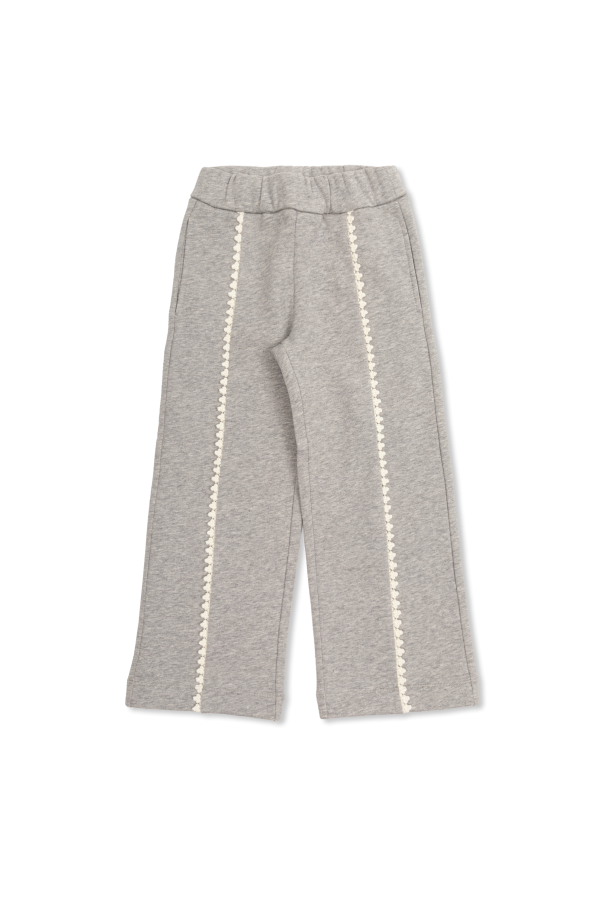 Wide-leg sweatpants od Moncler Enfant