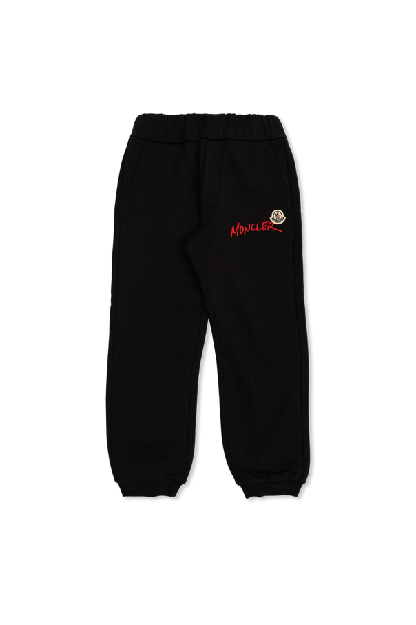 Sweatpants with embroidered logo od Moncler Enfant