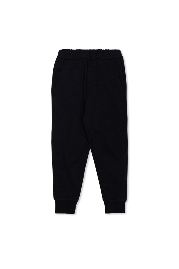 Sweatpants with logo patch od Moncler Enfant