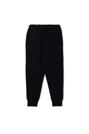 Sweatpants with logo patch