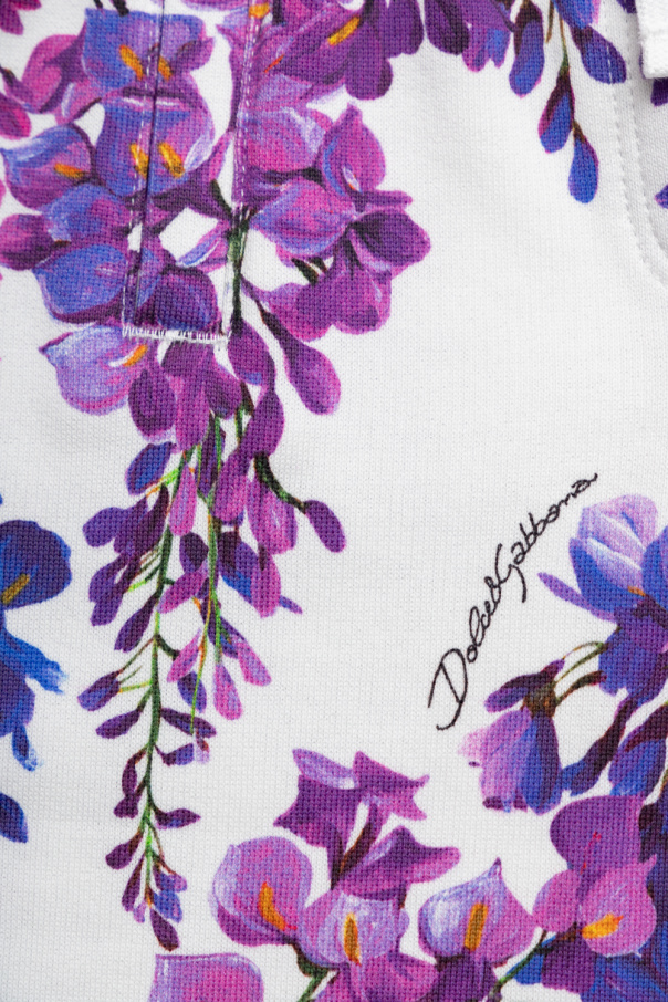 Dolce & Gabbana Kids Sweatpants with floral motif