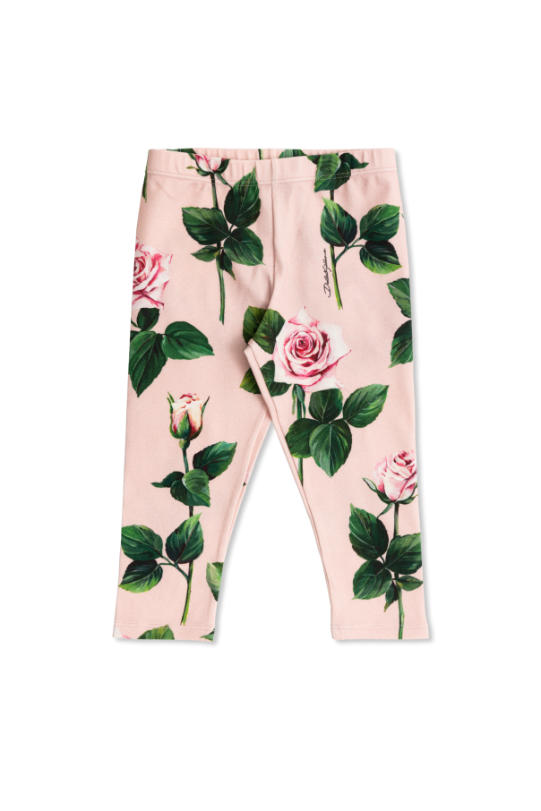 Floral motif leggings, zdjęcie 1 Floral motif leggings od Dolce & Gabbana Kids