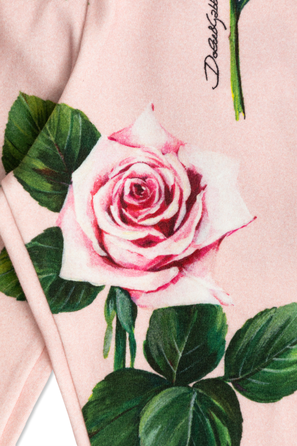 Dolce & Gabbana Kids Leggings mit Blumenmotiv