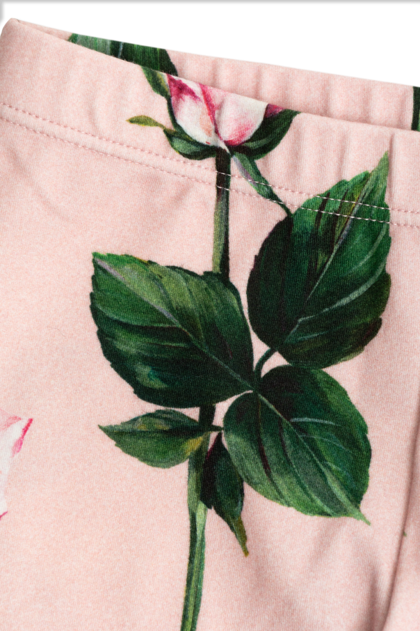 Dolce & Gabbana Kids Leggings mit Blumenmotiv