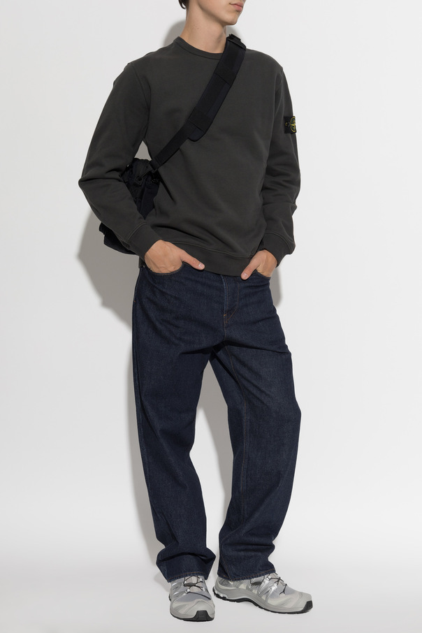 Stone Island Jeans with logo patch