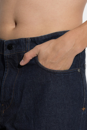 Stone Island Jeans with logo patch