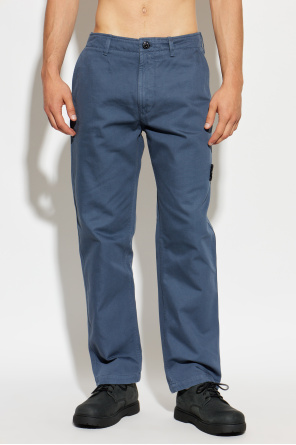 Stone Island Vaqueros con parche de logo