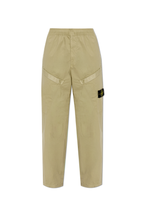 Pantalones con parche de logo