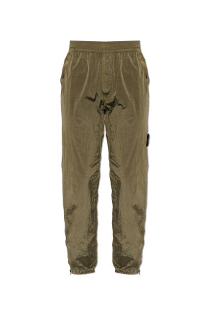 Trousers with logo