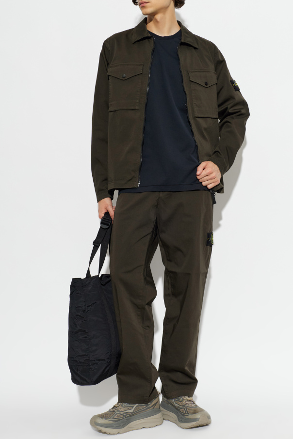 Stone Island Trousers with logo