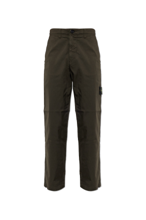 Trousers with logo