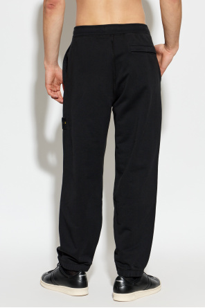 Stone Island Sweatpants with logo patch