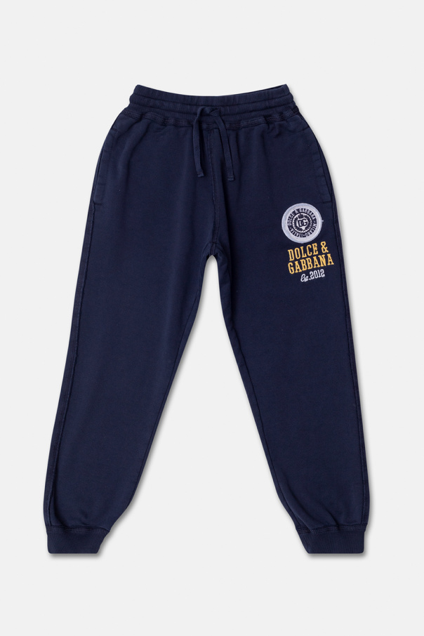 dolce And & Gabbana Kids Sweatpants with logo