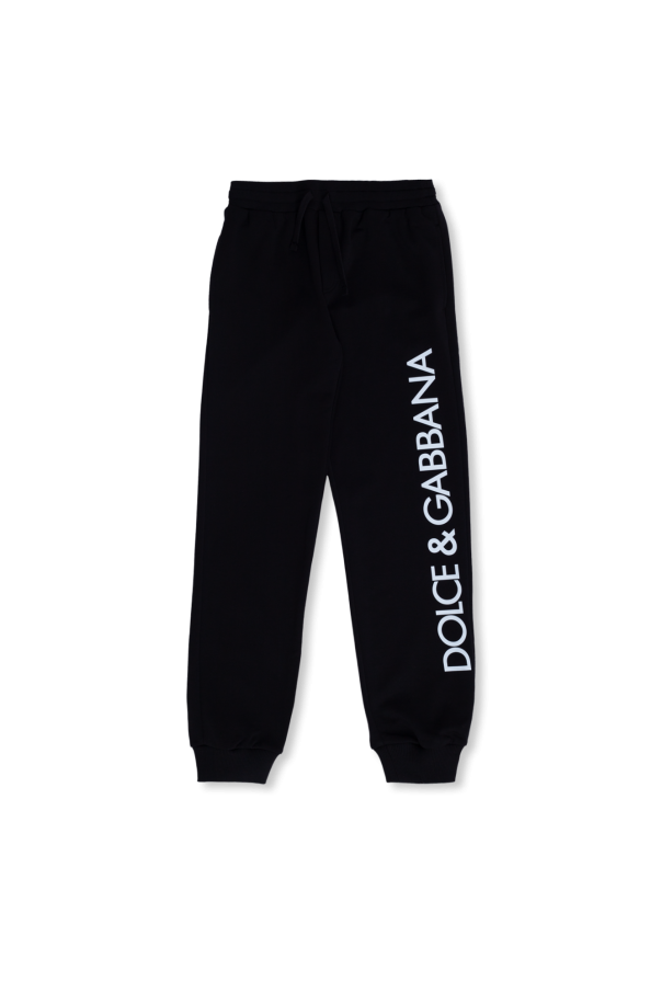 Dolce & Gabbana Giotto Chelsea boots Logo-printed sweatpants