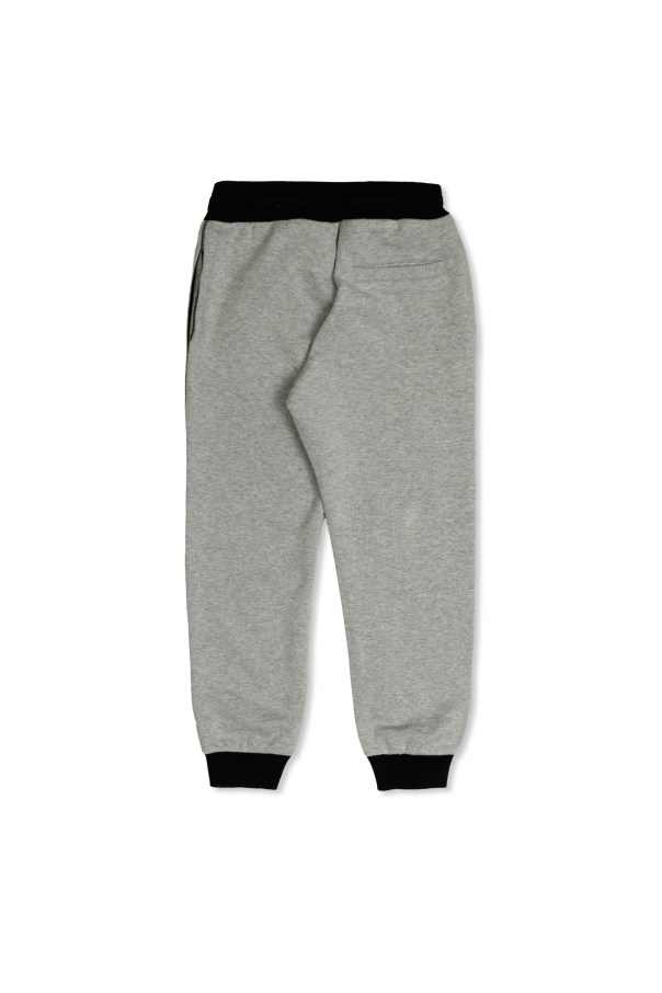 Dolce & Gabbana Kids Pantalones deportivos con logo bordado