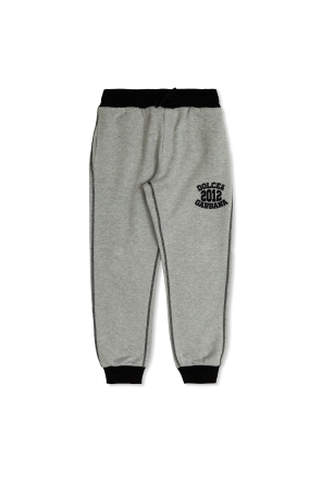 Sweatpants with embroidered logo
