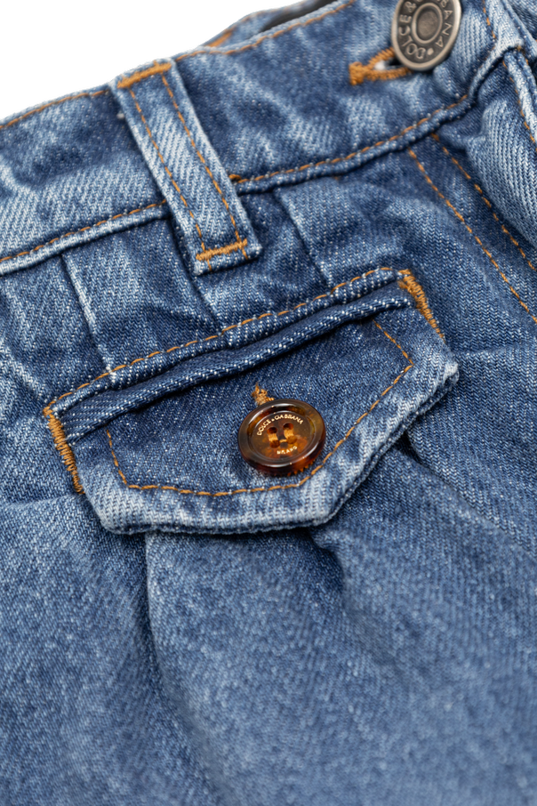 Dolce & Gabbana Kids Jeans with appliquéd logo
