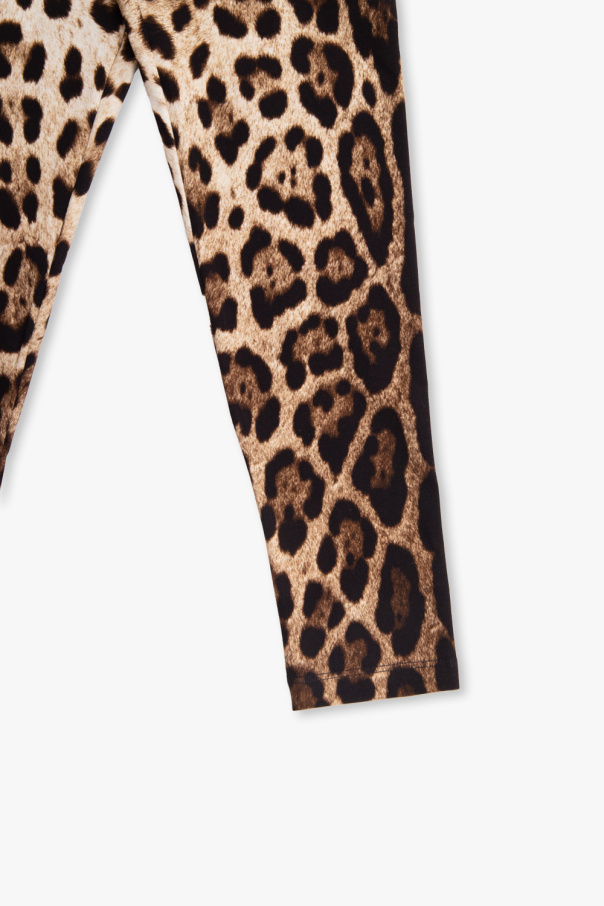 Dolce & Gabbana Kids Animal print leggings