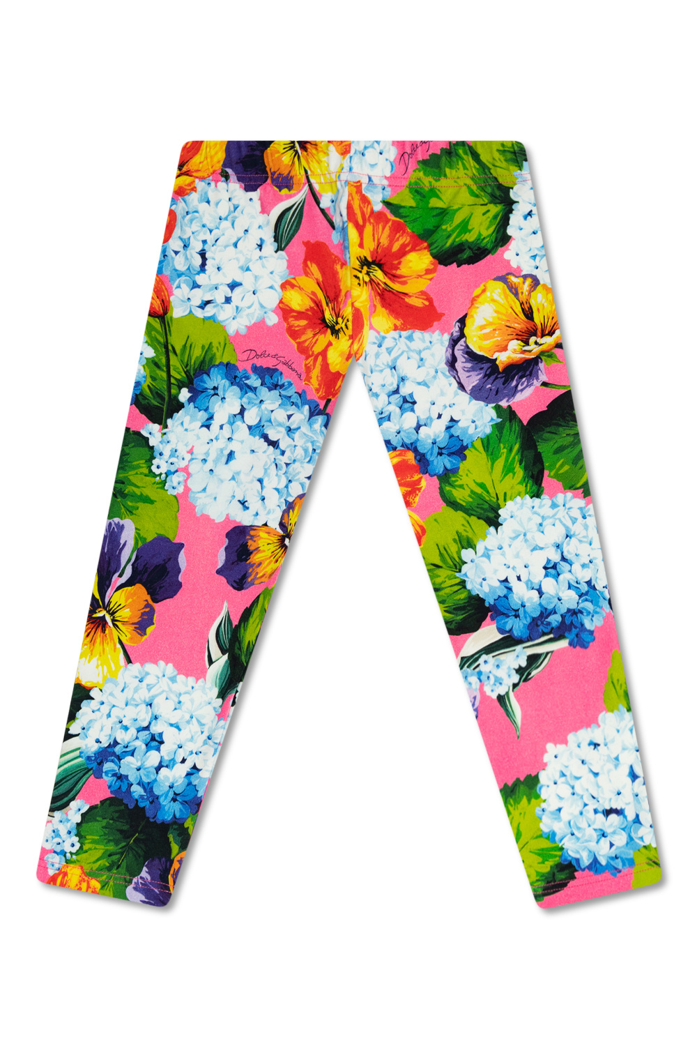 Dolce & Gabbana Kids Leggings with floral motif