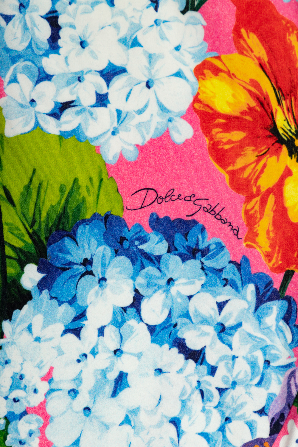 Dolce & Gabbana graffiti Cardholder Leggings with floral motif
