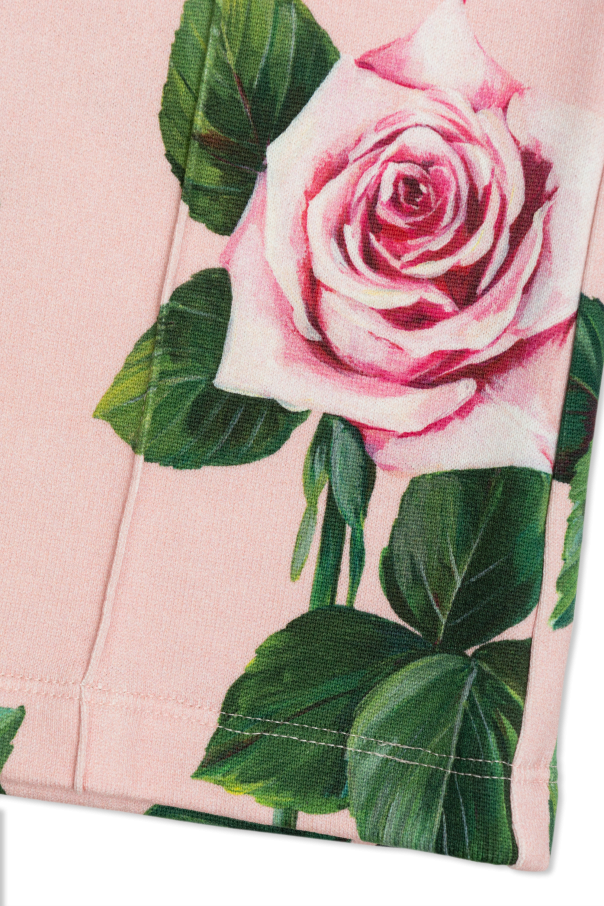 Dolce & Gabbana Kids Hose mit Blumenmuster